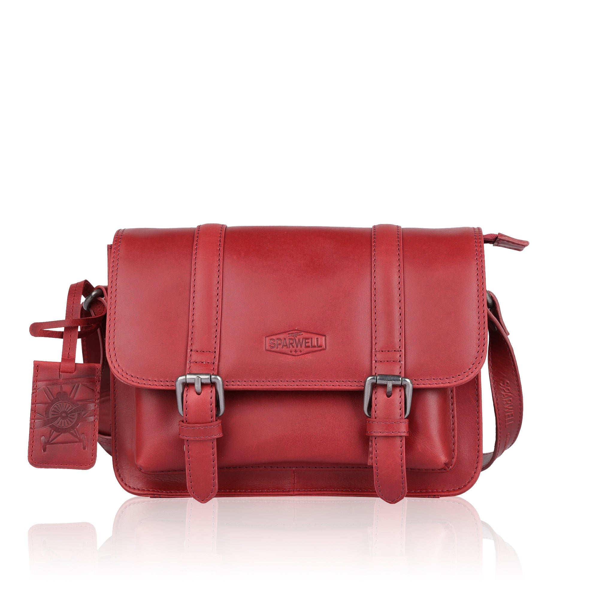 Lady - Leder Umhängetasche / Crossbody