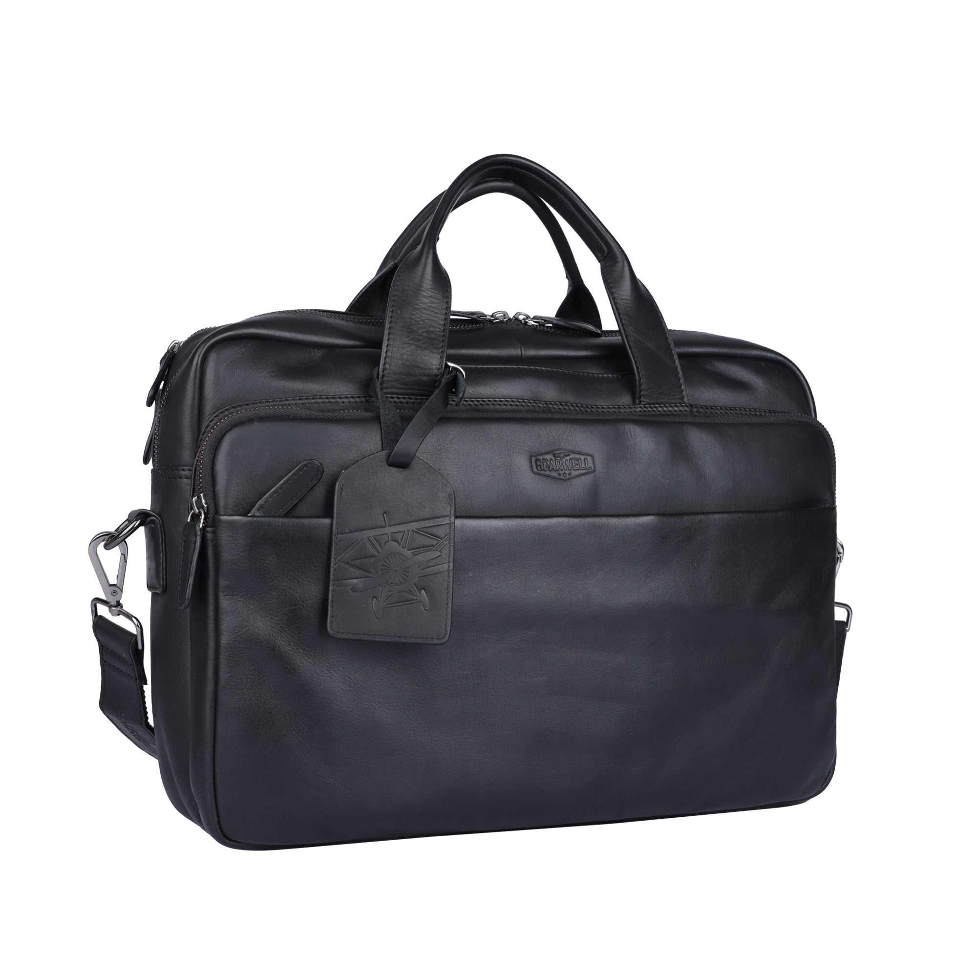 Eren - Leder Aktentasche / Laptoptasche