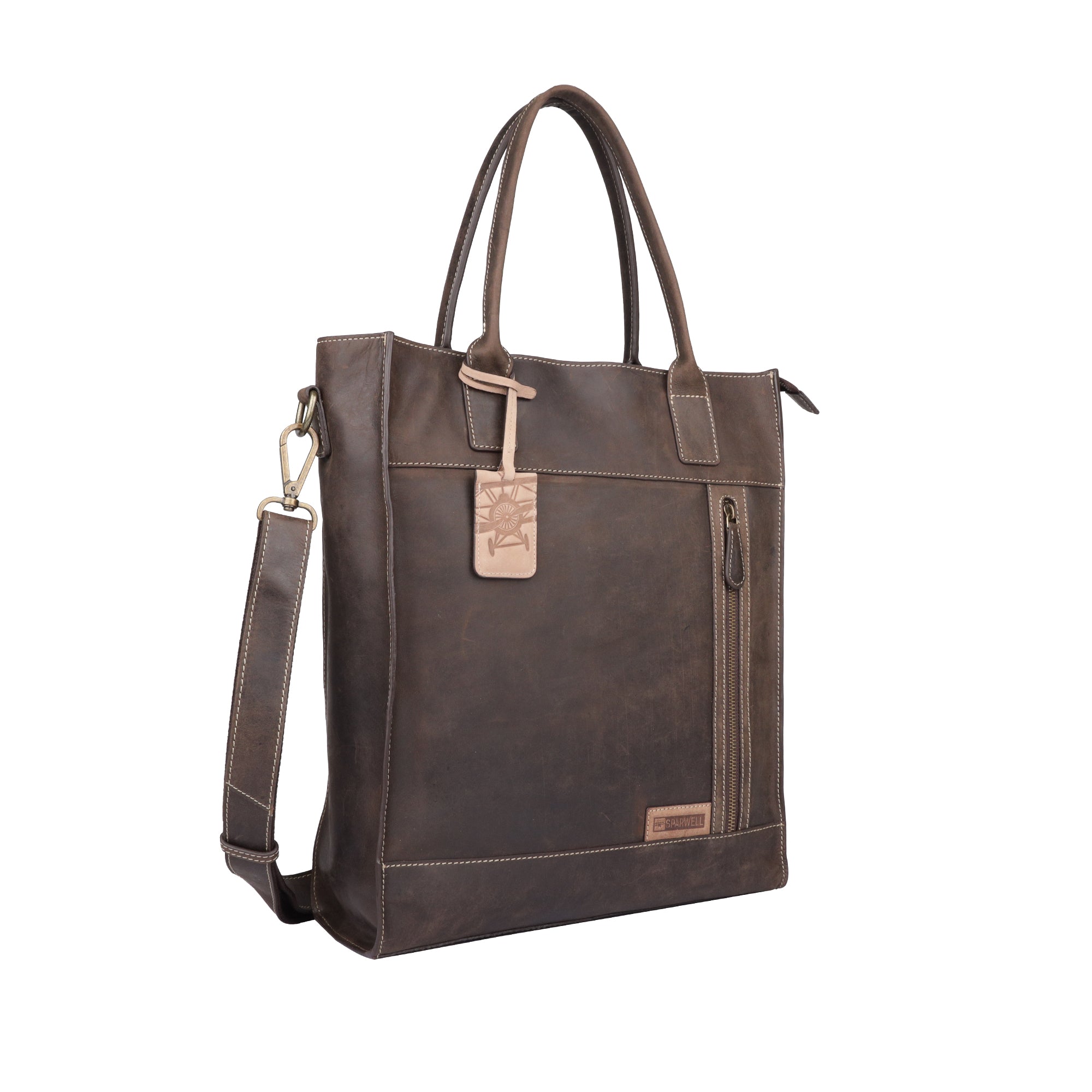 Trendy Taner - Leder Shopper