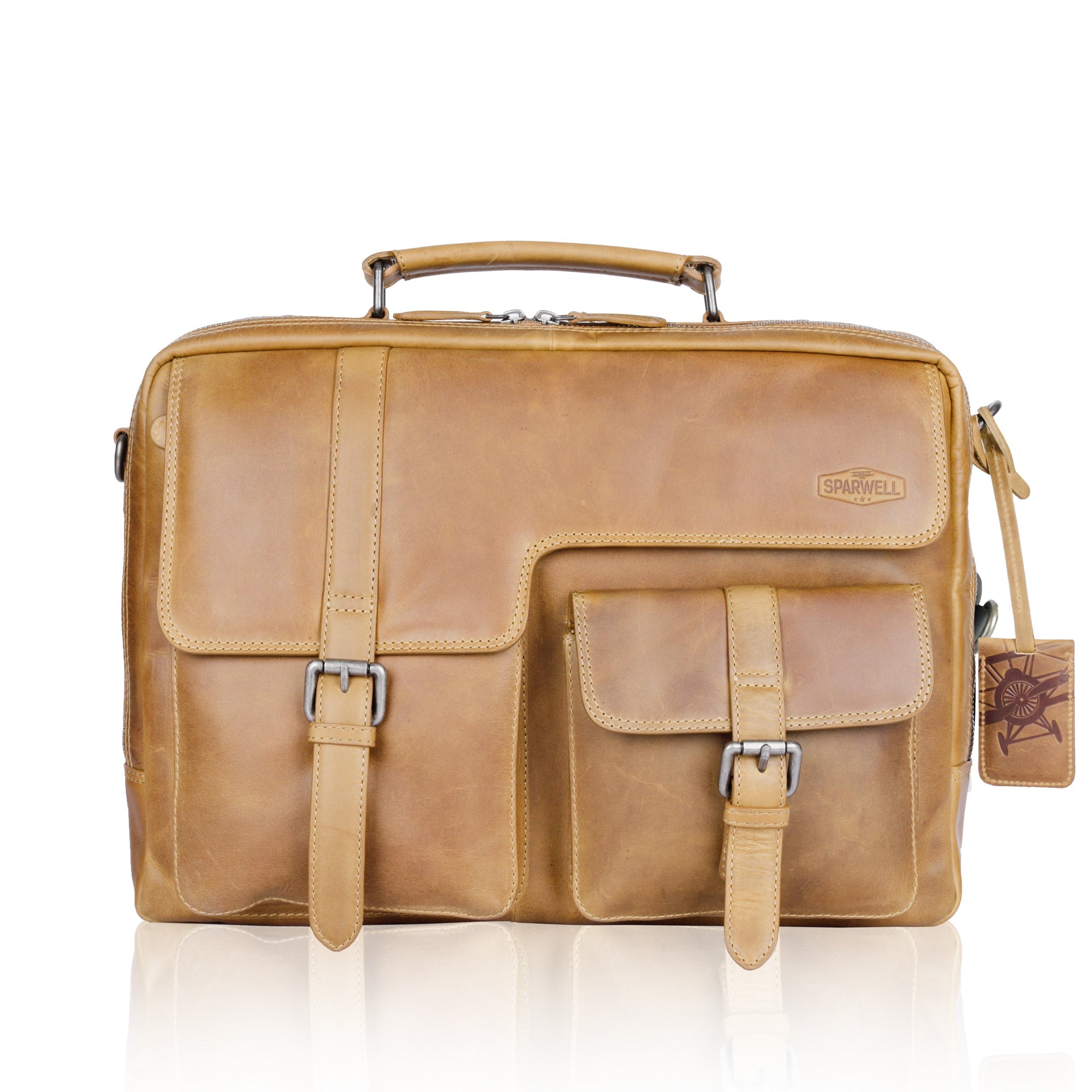 Luc - Leder Businesstasche / Laptoptasche