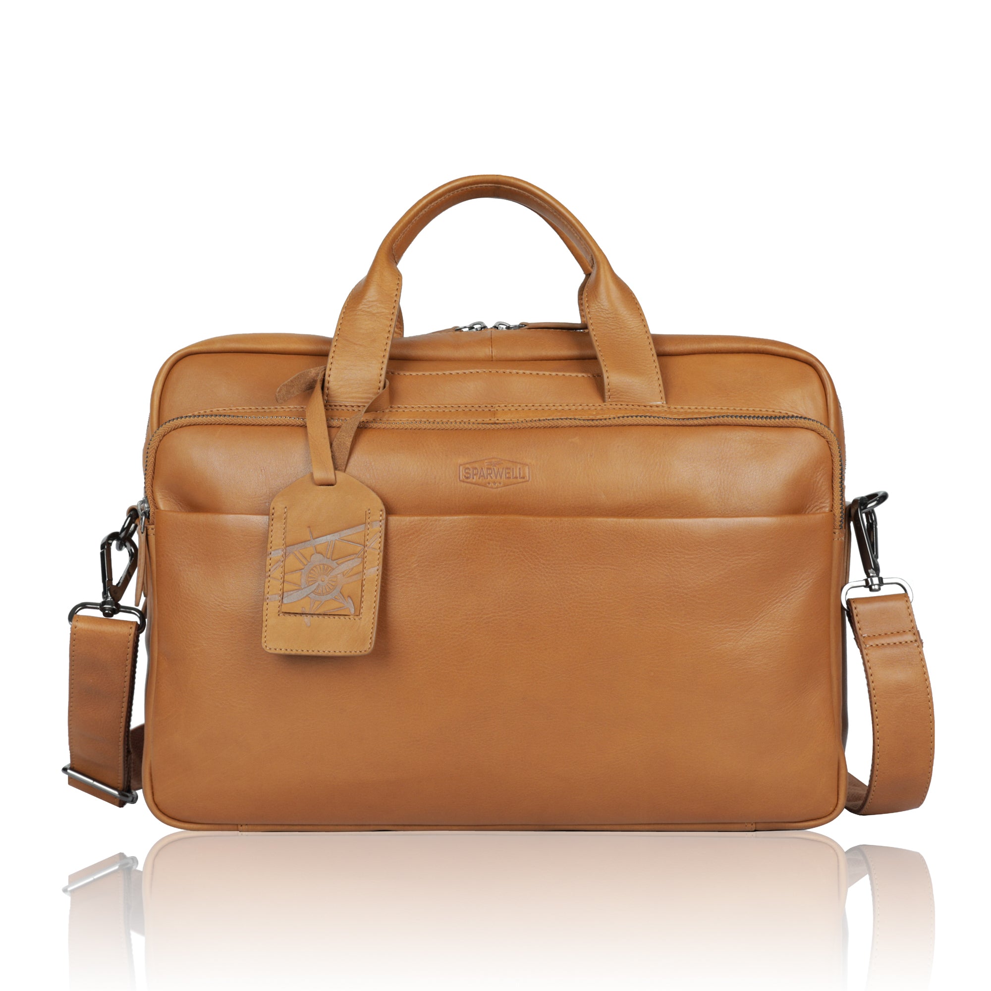 Eren - Leder Aktentasche / Laptoptasche