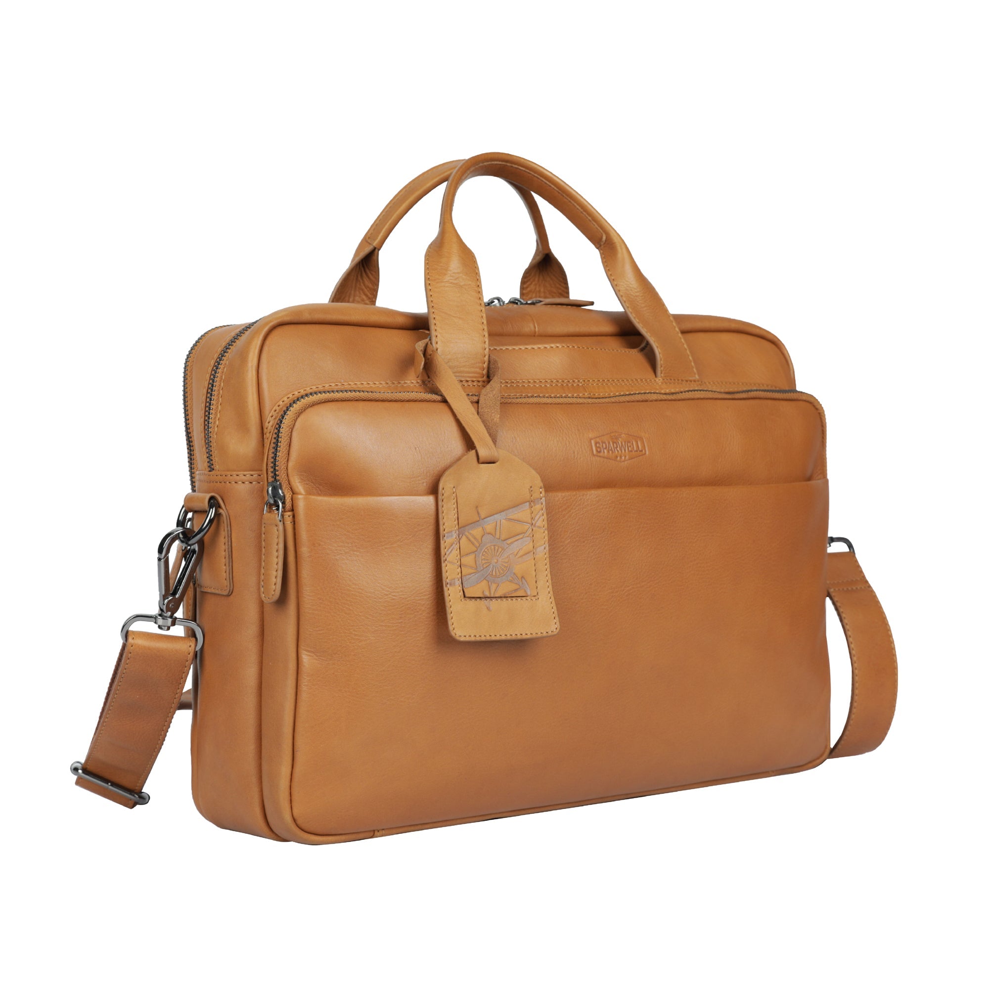 Eren - Leder Aktentasche / Laptoptasche