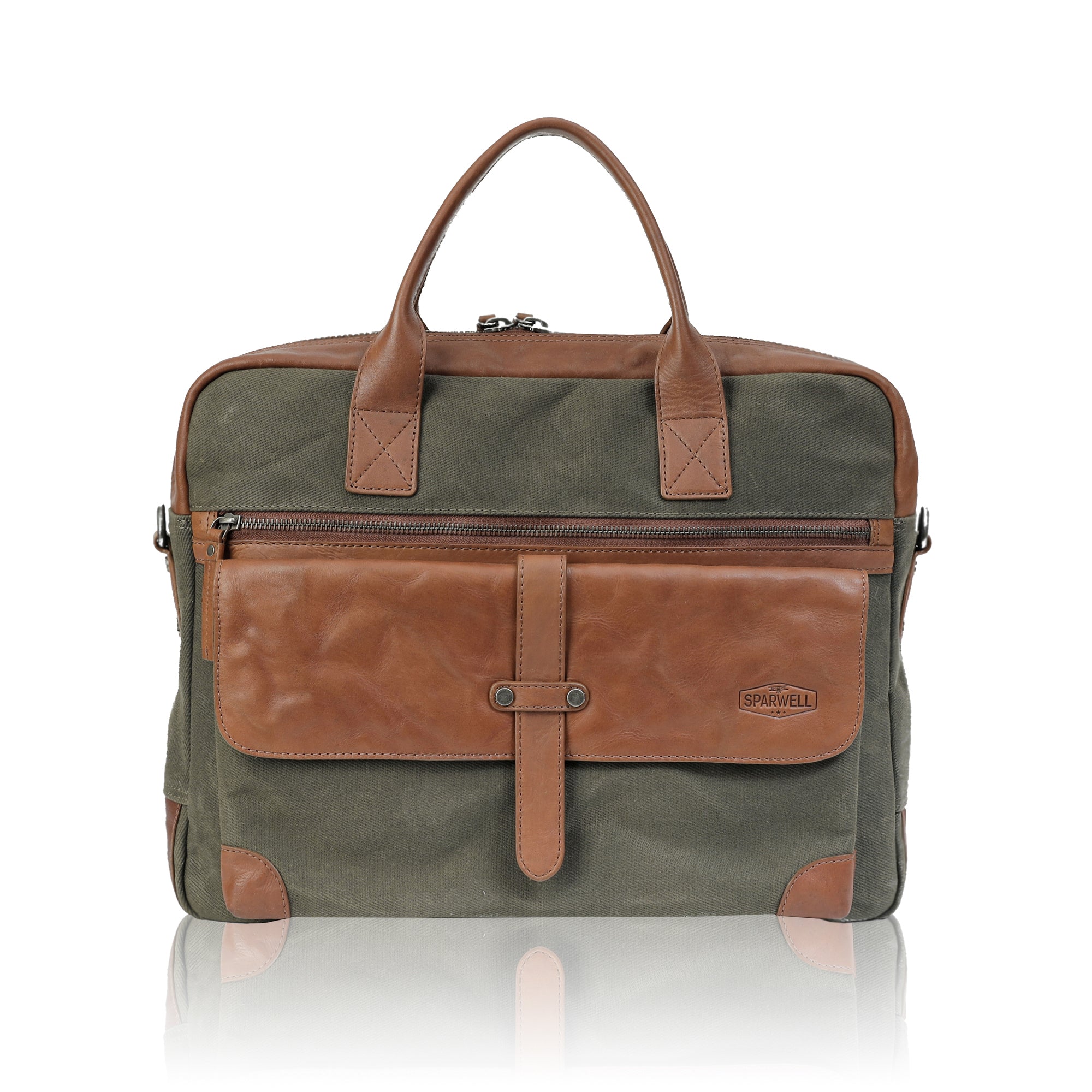 Rare - Leder Aktentasche / Laptoptasche