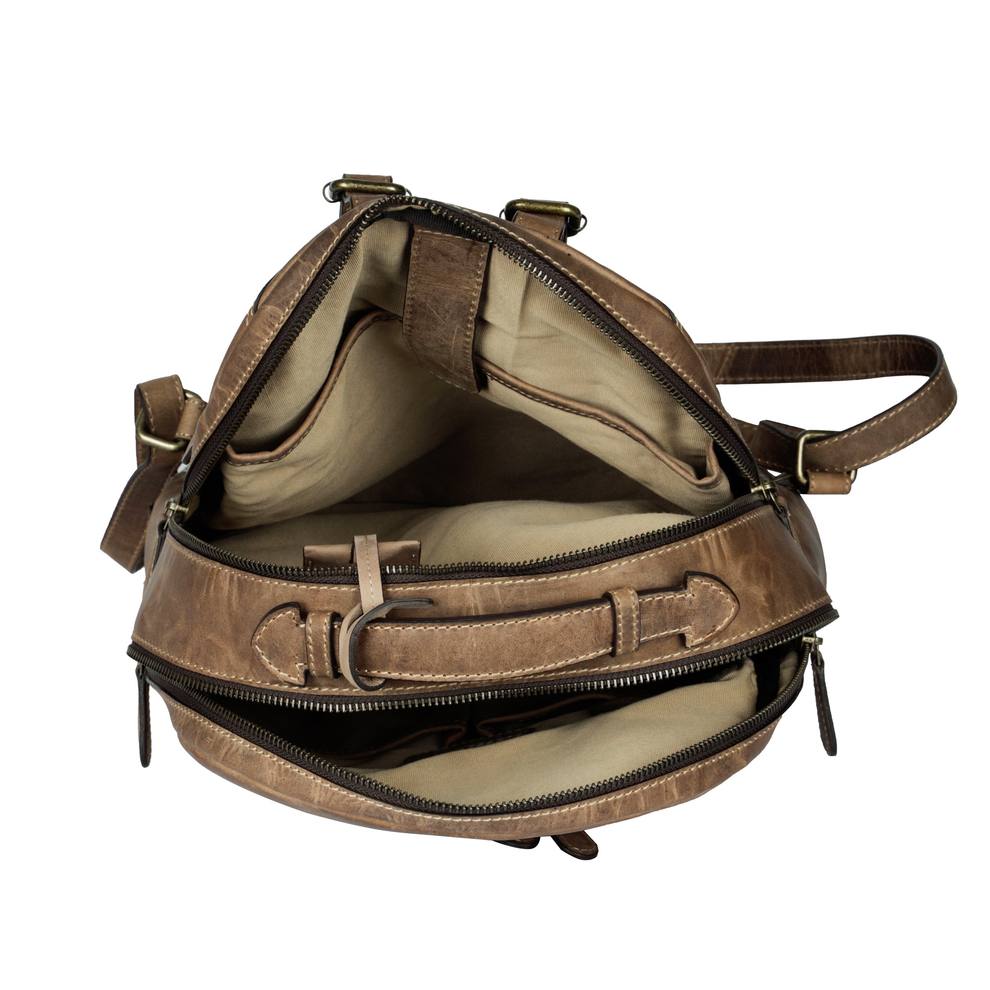 Trendy Tina - Leder Rucksack für Sie