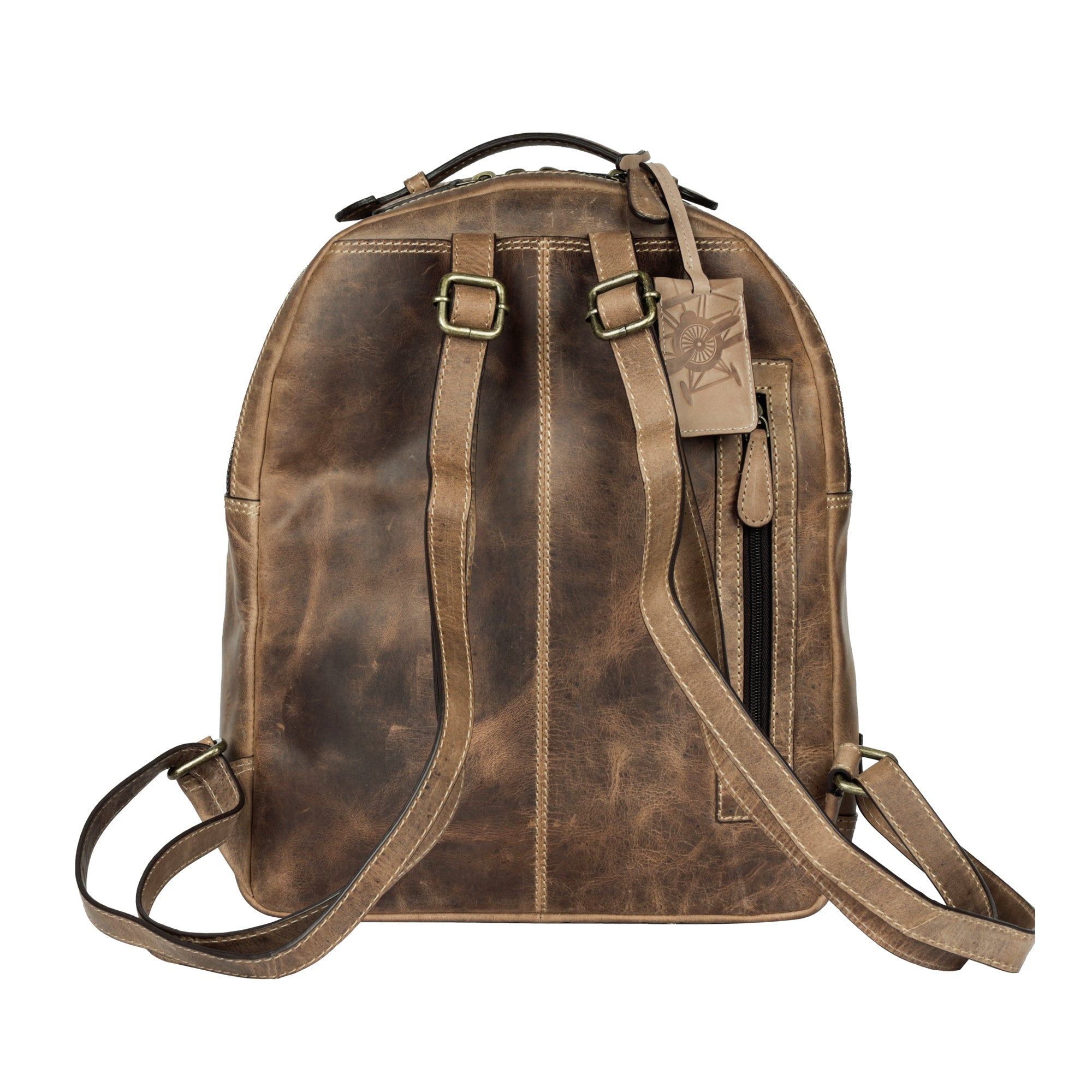 Trendy Tina - Leder Rucksack für Sie