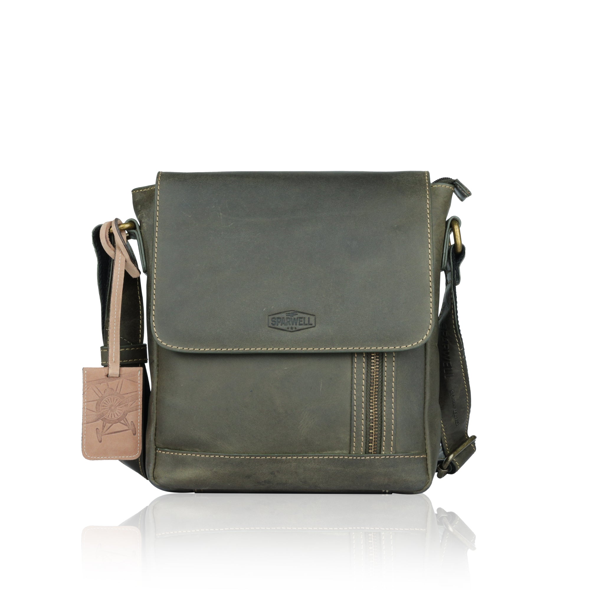 Treasure- Leder Umhängetasche/Crossbody