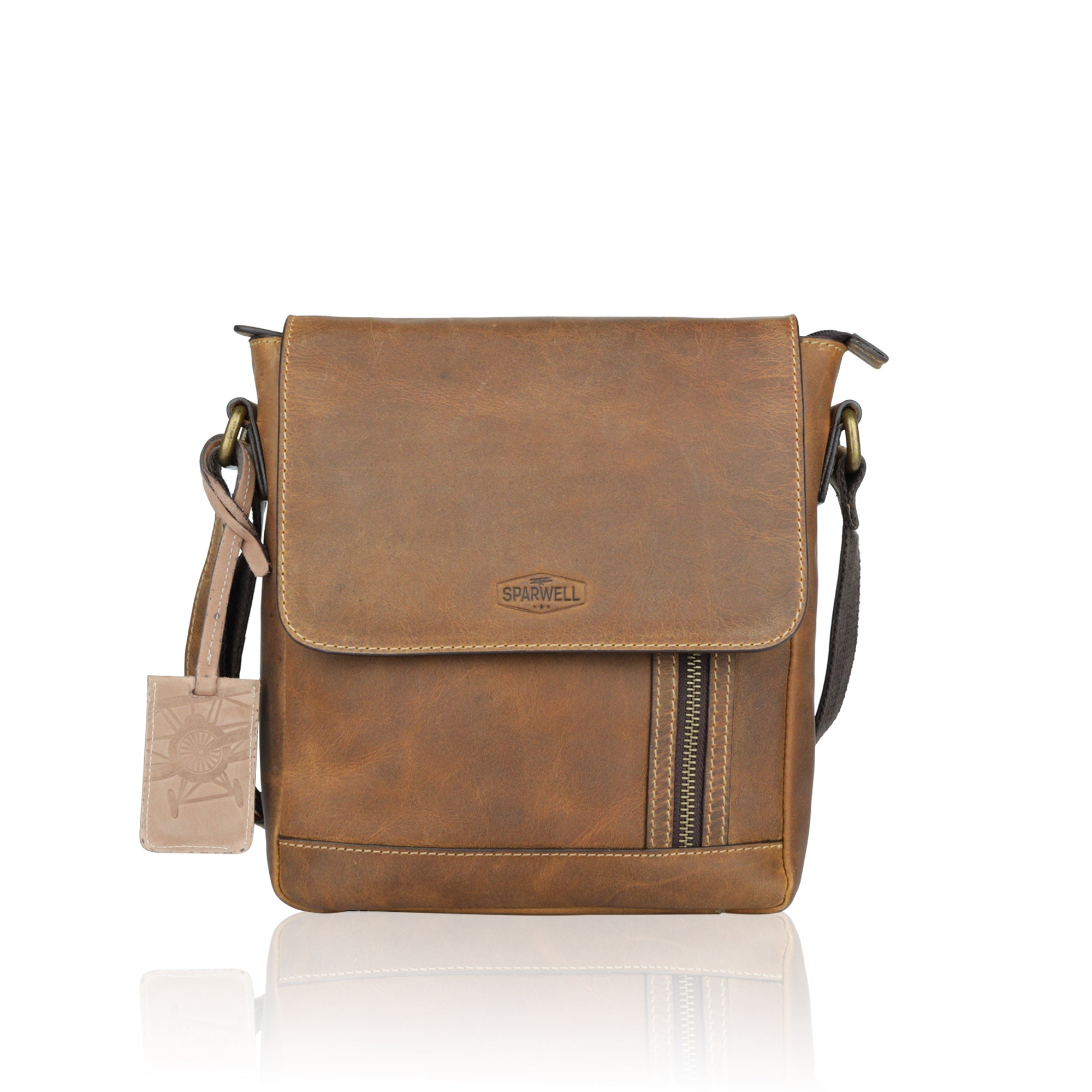 Treasure- Leder Umhängetasche/Crossbody