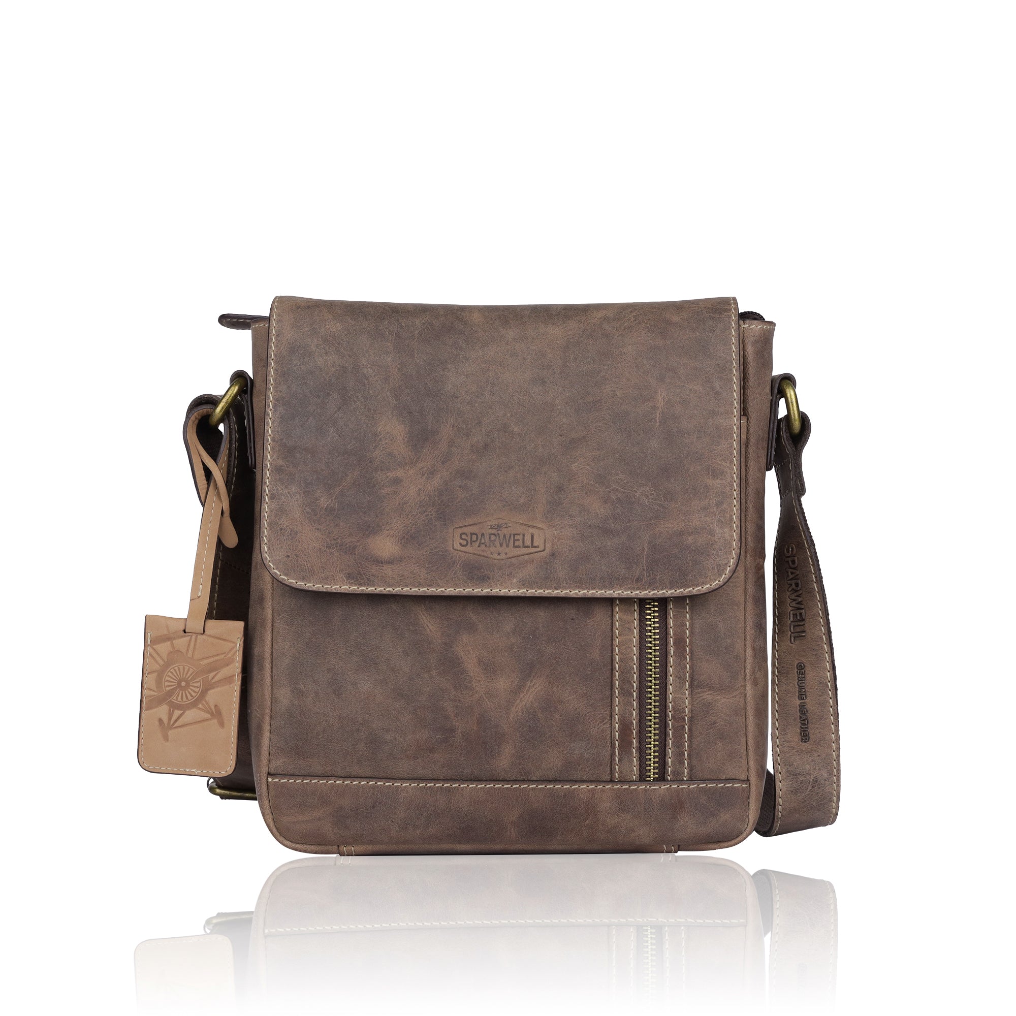 Treasure- Leder Umhängetasche/Crossbody