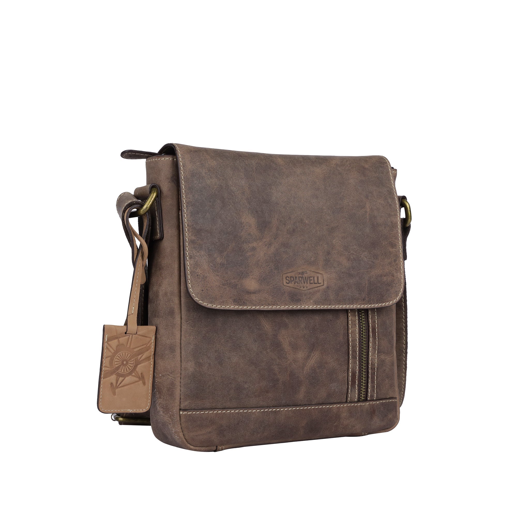 Treasure- Leder Umhängetasche/Crossbody