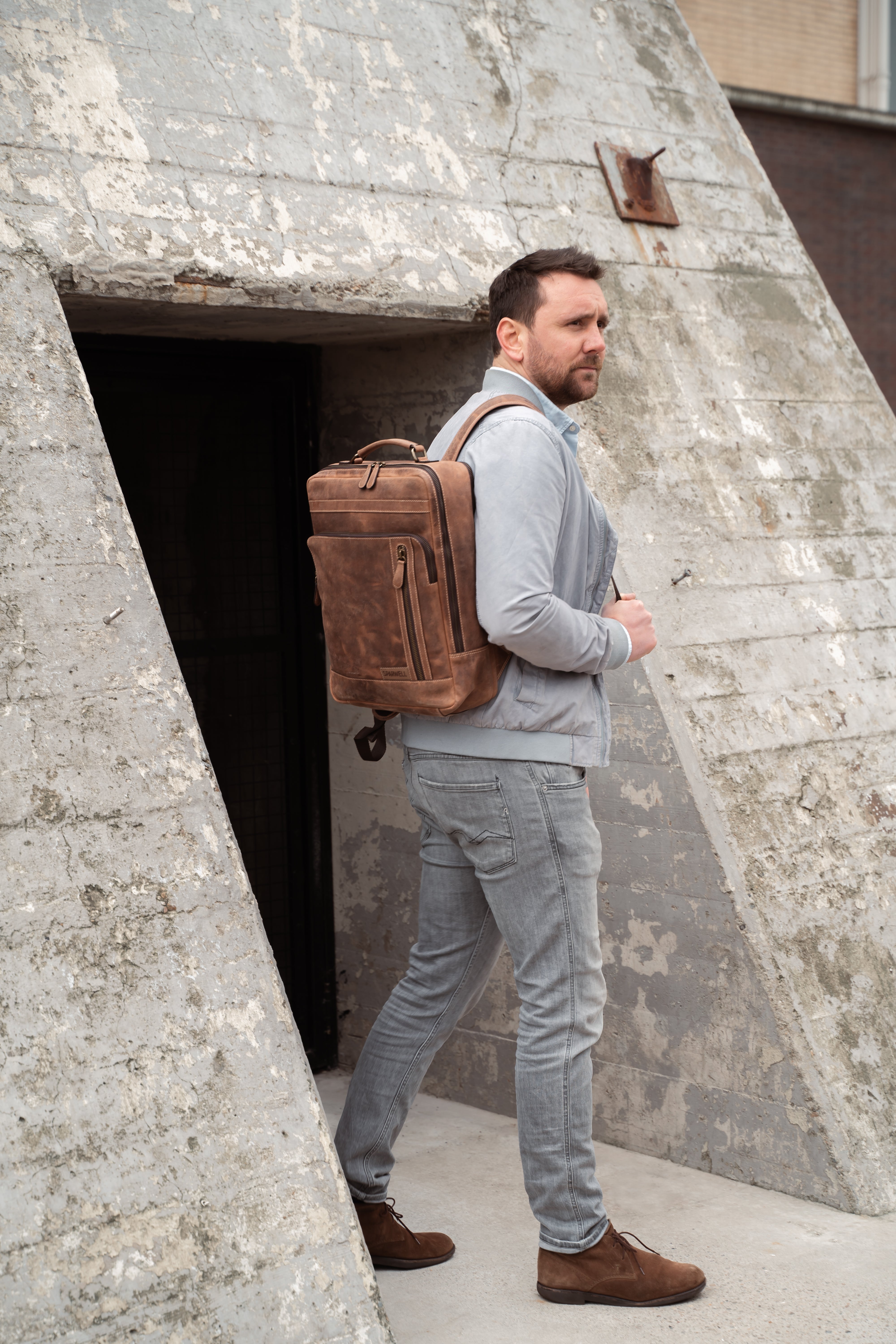 Tapfer - Leder Rucksack